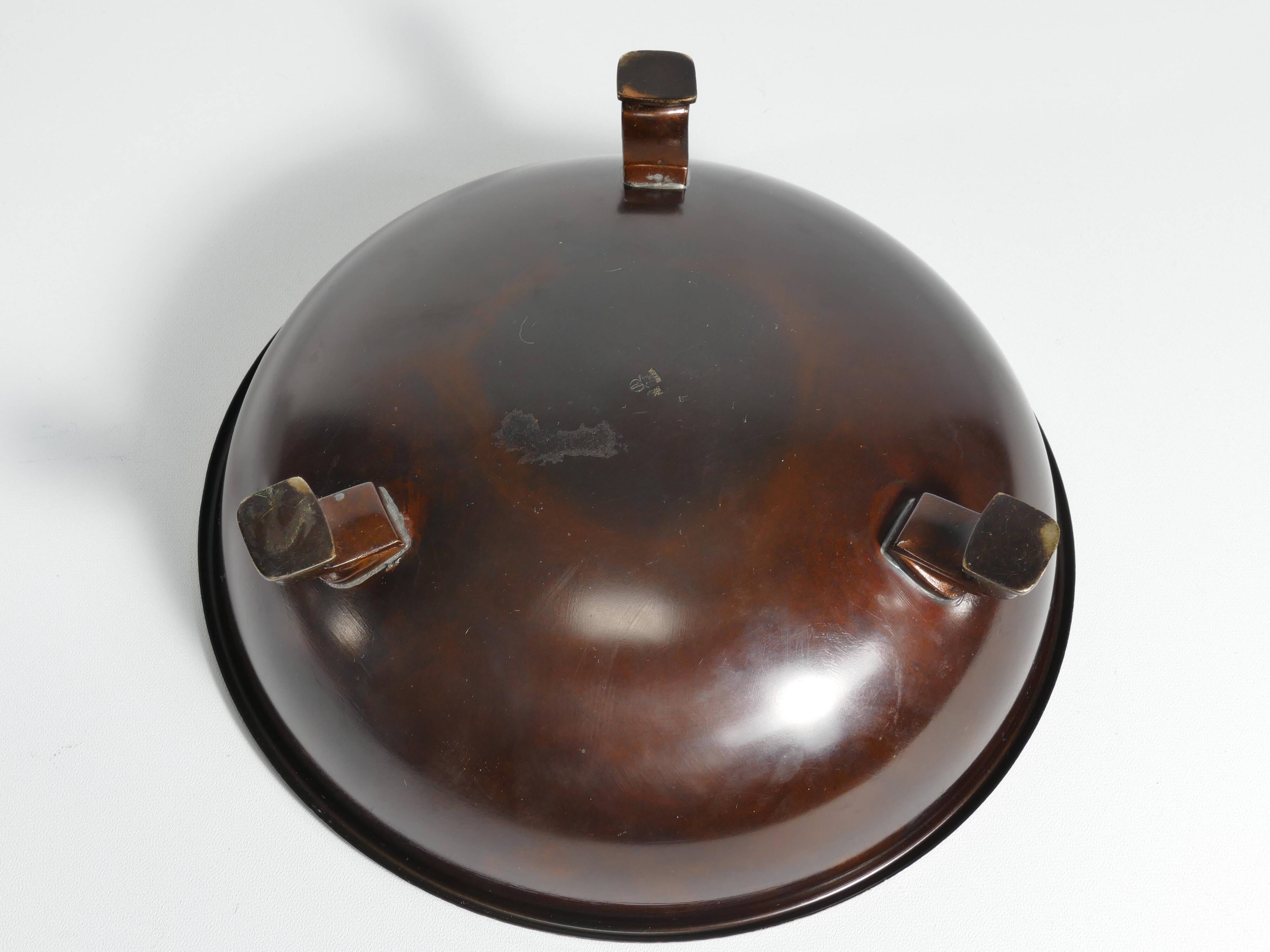 Art Deco Dinanderie Ikora Bowl by WMF, Germany