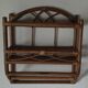 Vintage rattan shelf