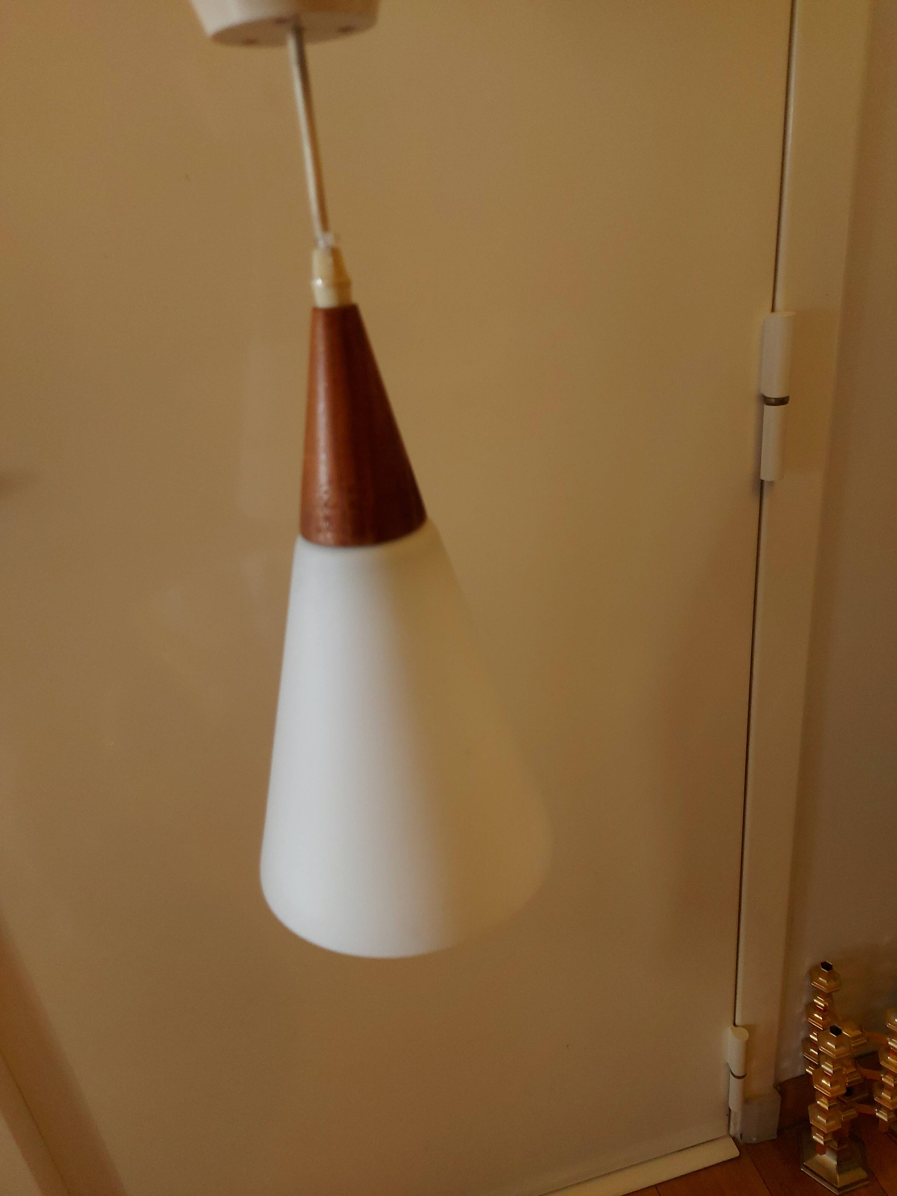 Chandelier, philips pendants, louis kalf