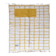 Contemporary Yellow and White Rug - 266 x 215 cm