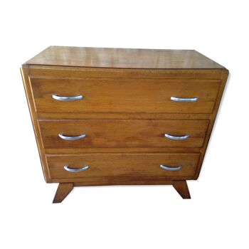 Commode vintage année 50 a trois tiroirs