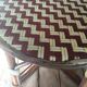Chaise de bistrot  bambou et plastique