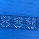 12 diamond cut crystal knife holder