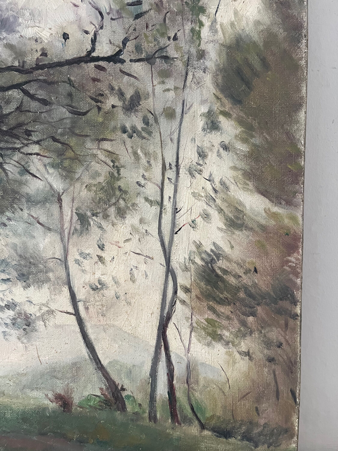 The clearing, oil on canvas "Memory of my brother Pierre 1898"