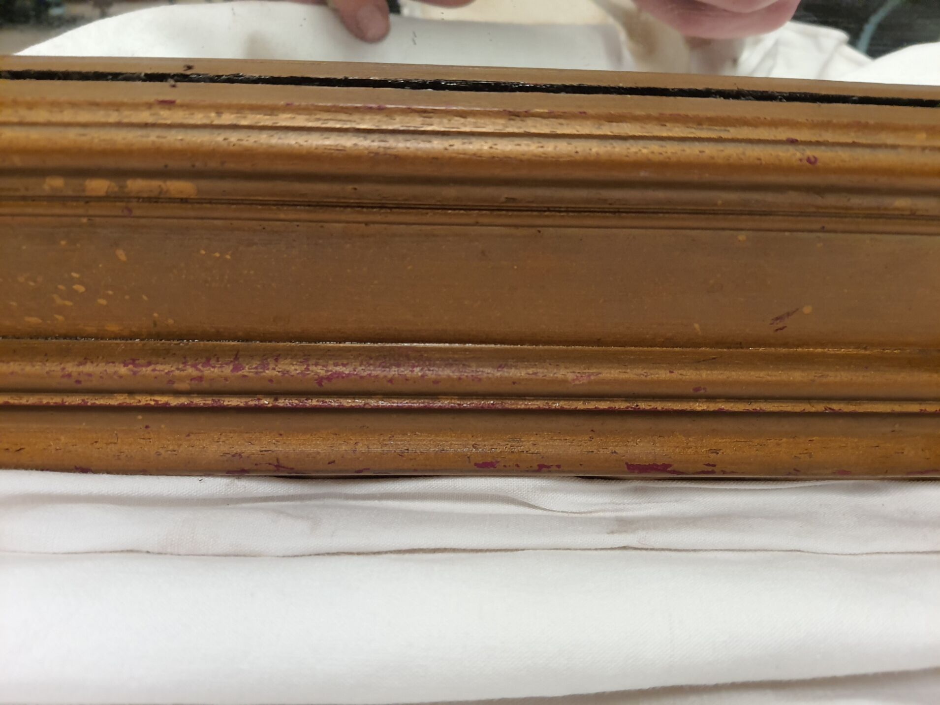 Mirror gilded wood 156x135