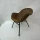 Mid-century design wicker chair, 1950s