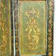 Painted Wooden Screen India 19th H 206 XL 171 Cm