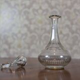 Decorative Crystal Liquor Decanter, 1930s