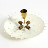 Beautiful large mid-century metal ceiling lamp by Emil Stejnar for Rupert N