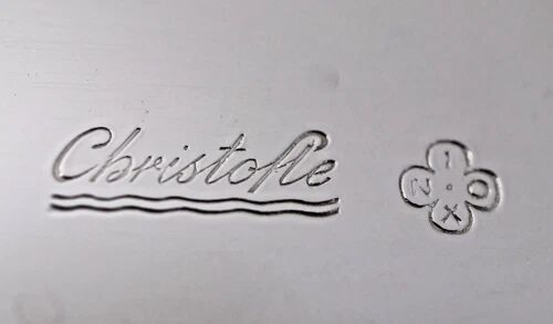 Christofle Marly, cake service: 12 forks + serving cake knife.