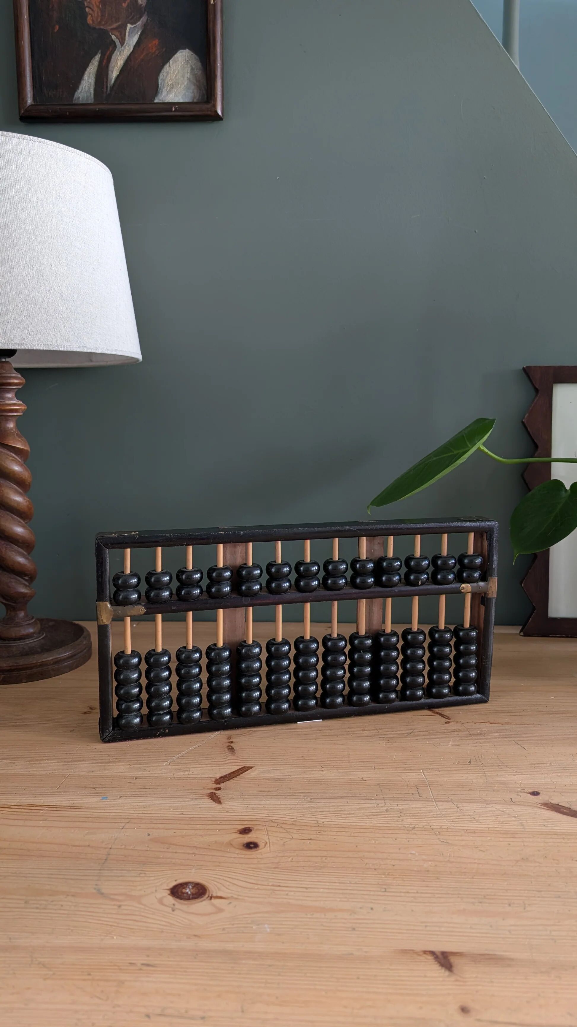 Chinese wooden abacus
