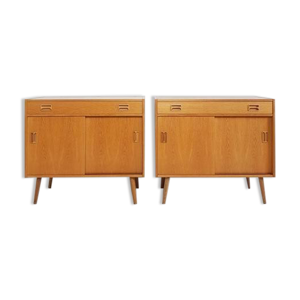2 armoires danoises vintage - placage