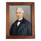 Old canvas portrait