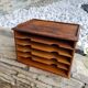 Vintage wooden office sorter 60s