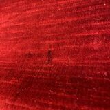 Red Club Chair with Fringe