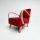 Renovated armchair by Jindrich Halabala, 1950s