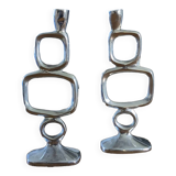 Pair of vintage design candlesticks