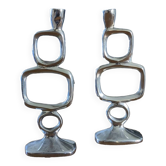 Pair of vintage design candlesticks