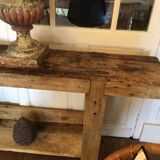 Old wooden workbench 2m48