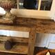Old wooden workbench 2m48