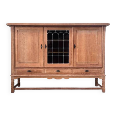 Buffet en chêne massif par Henning Kjaernulf, Danemark, années 1960.