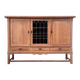 Solid oak sideboard by Henning Kjaernulf, Denmark 1960s