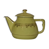 Ancient yellow gold frieze teapot