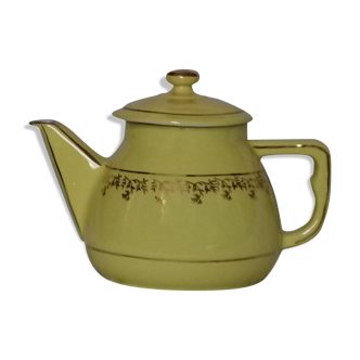 Ancient yellow gold frieze teapot