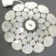 Vintage 1970s shell pendant lamp ceiling light lampshade