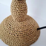 Rope lamp brutalist style