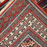 Tapis Vintage Indo-Mahal, Années 1970, Élégance et Artisanat