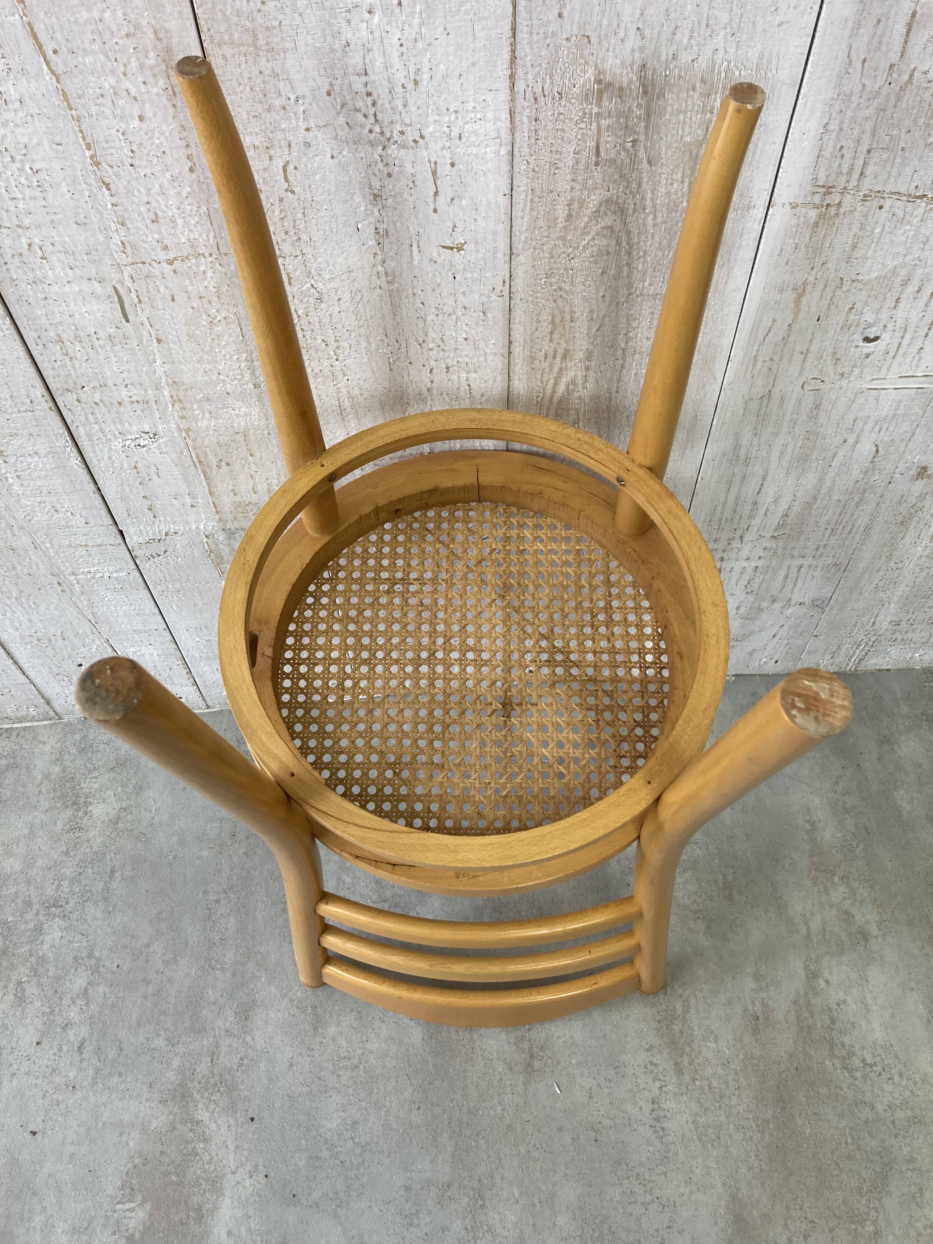 Baumann chair with caning