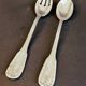 Elegant silver metal serving duo – Boulanger model - Ref 31