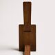 Brutalist minimalist armchair by Alain Gaubert, 1980s