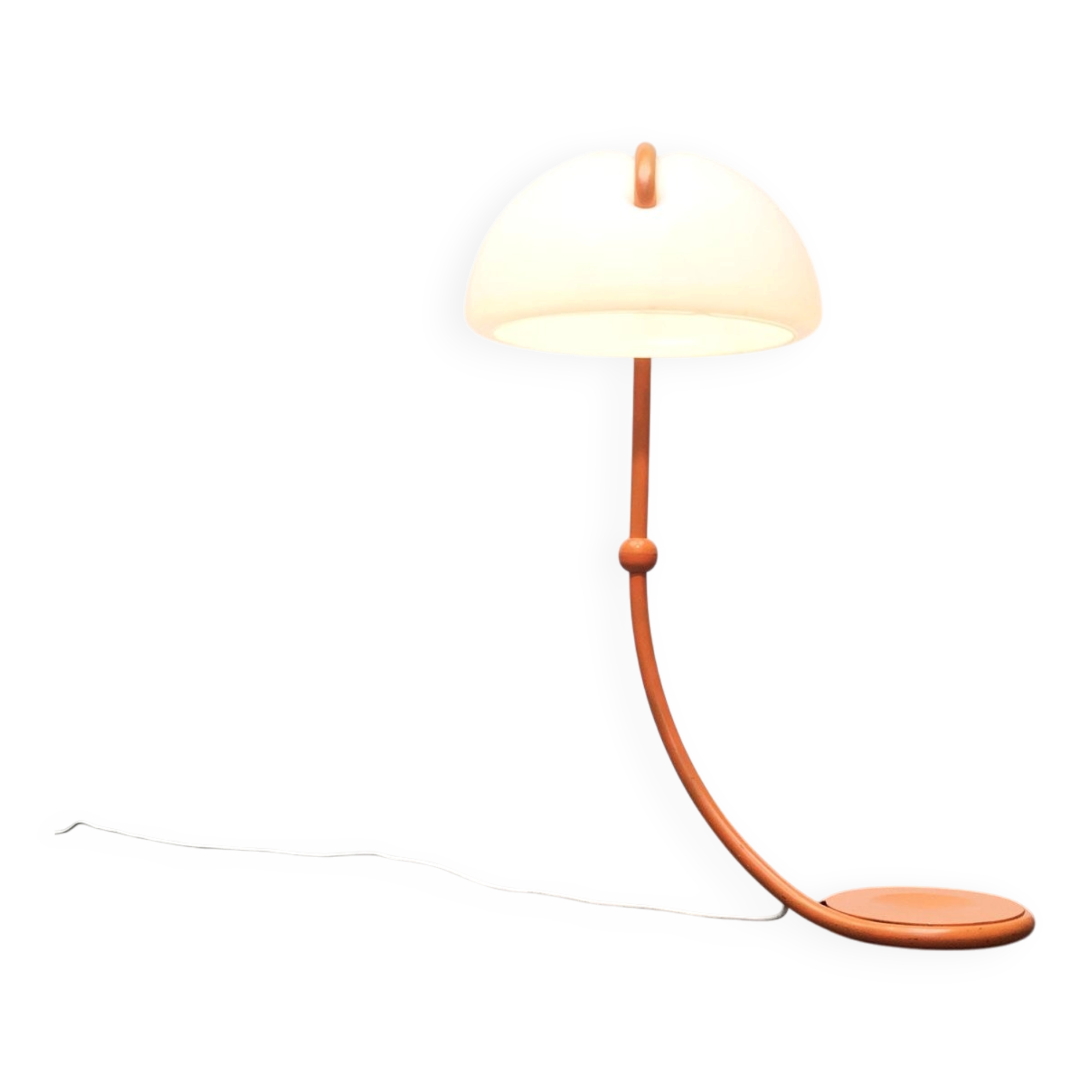 Space Age Serpente floor lamp by Elio Martinelli for Martinelli Luce, 1970s.