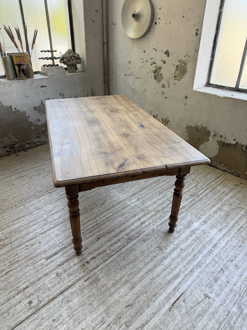 Walnut bistro farmhouse table 180cm