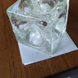 Glass ice cube lamp circa 1960