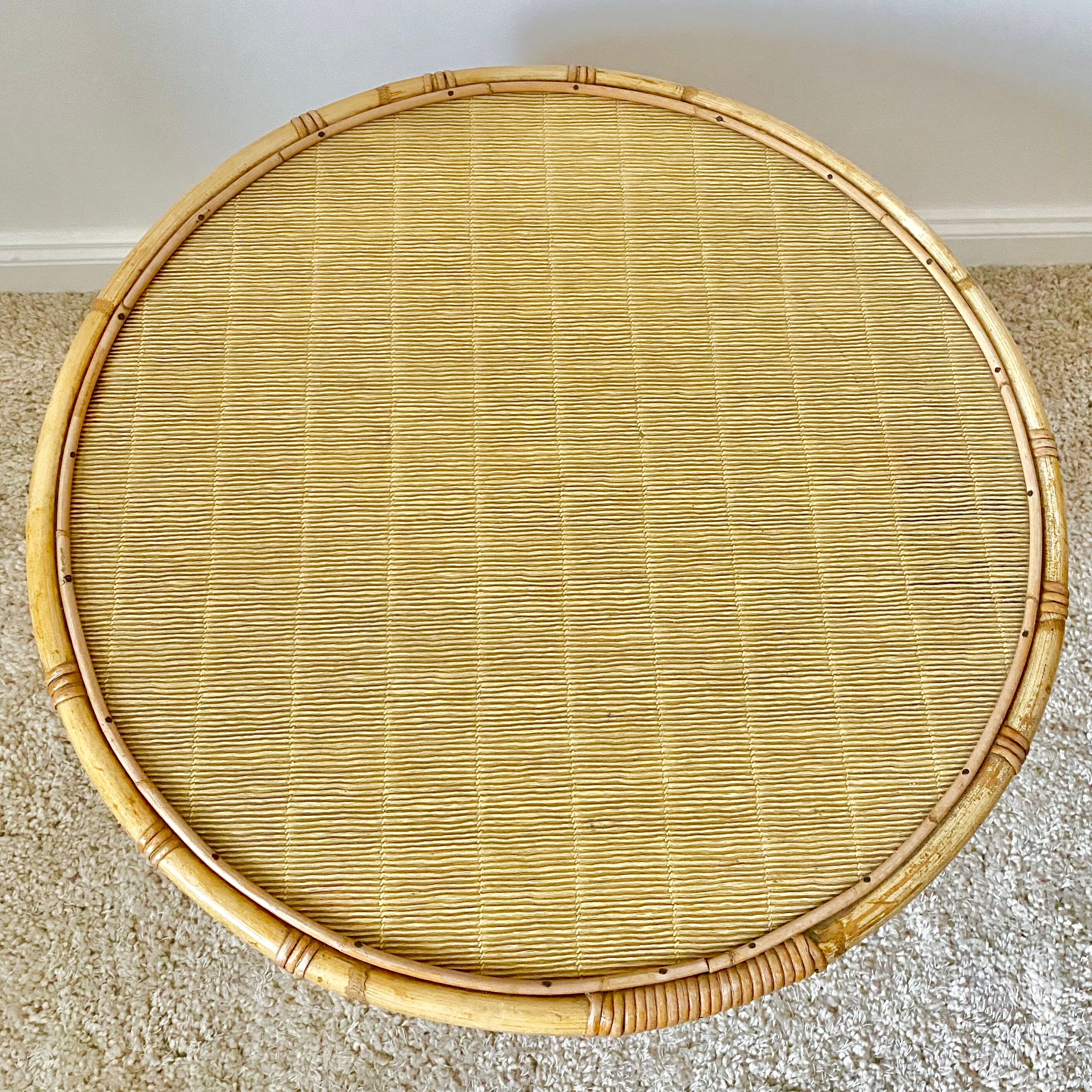 Triod rattan coffee table 1960S