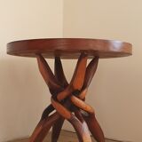 African teak root table 50s