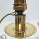 Pair of tripod lamps gilded bronze fondeur Poussielgue-Rusand