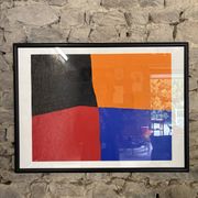 Silkscreen "Four-Leaf Clover" by E. Mether-Borgström, 1985