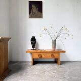 Meuble d’appoint bas style Perriand