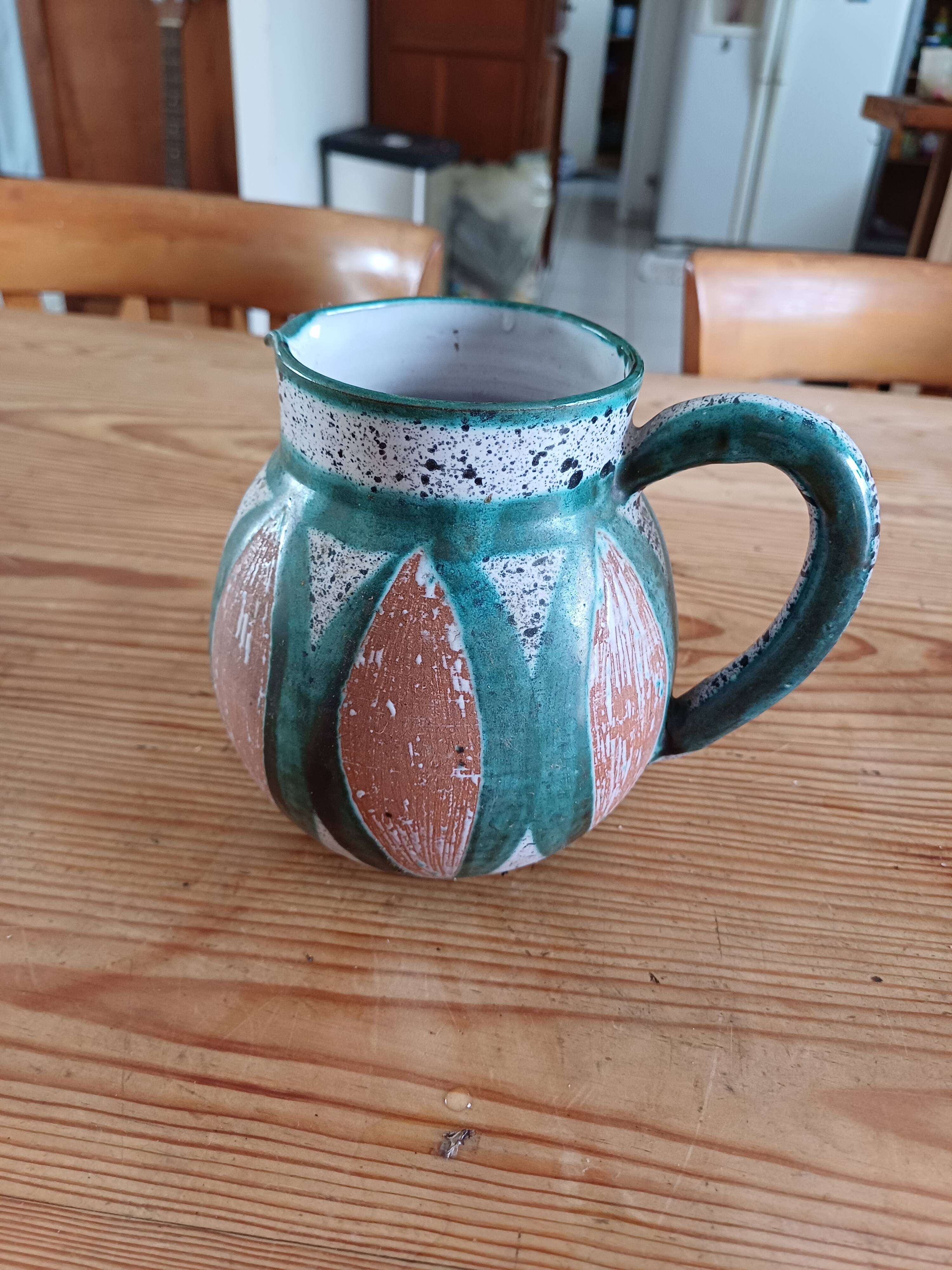 Vintage Vallauris Pitcher by G.VOLTZ