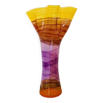 Vintage vase from Locronan glassworks