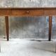 Small oak farmhouse table with large drawer - 110 cm