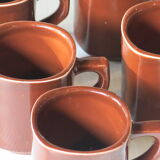 6 espresso cups from Sarreguemines France
