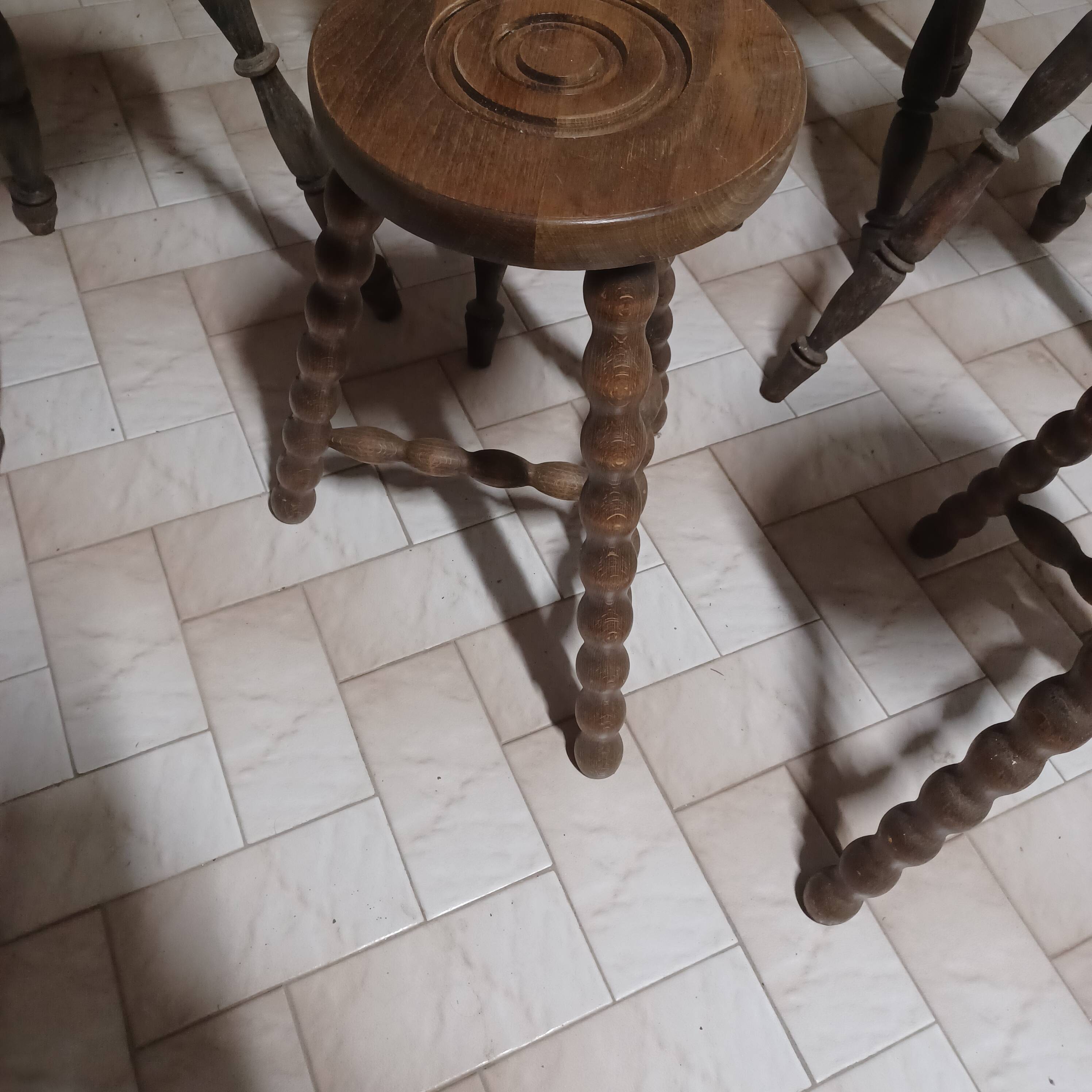 Wooden stool