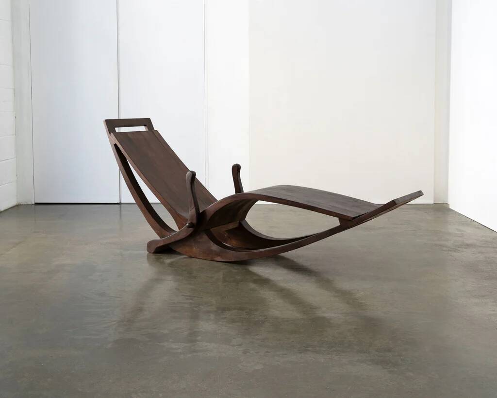 Modernist garden loungers