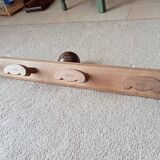 Vintage wall coat rack pop art
