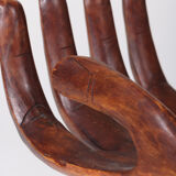 Solid wood hand chair